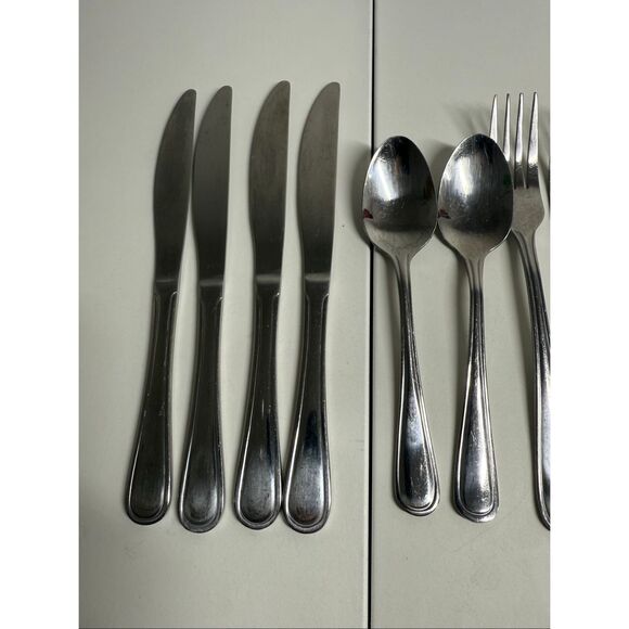Stainless China Flatware Set 13 Pieces - Picture 2 of 8